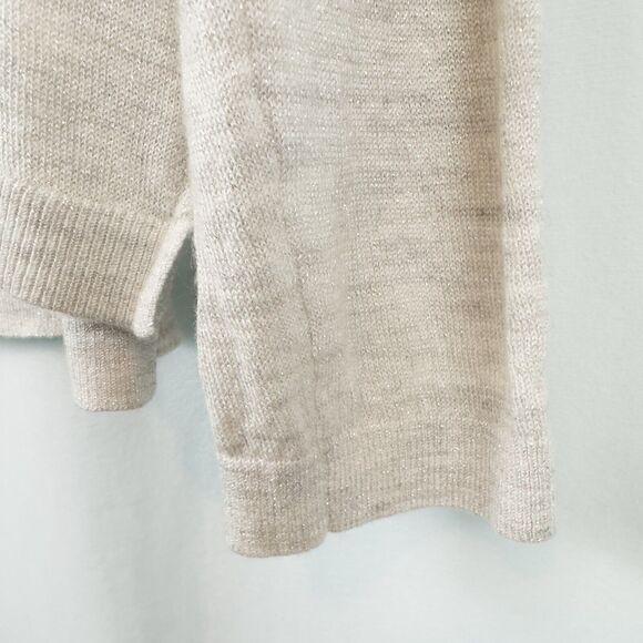 Lane Bryant Fine Merino Collection Metallic Shimmer Sweater Womens 14/16 Gray - Picture 10 of 13